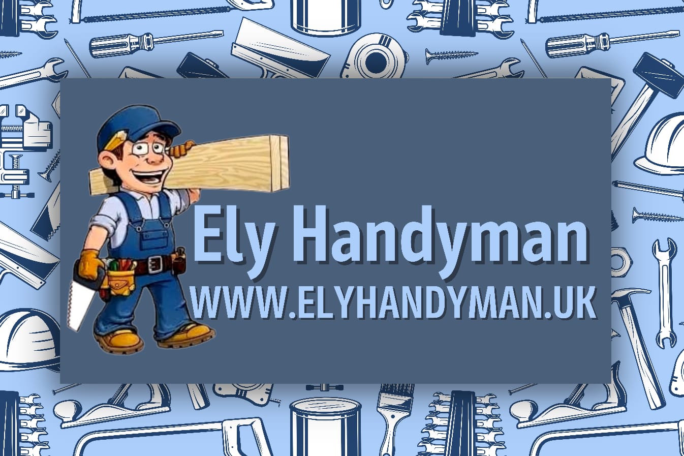 Handyman logo and background 